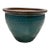 Vintage Modern Aqua Blue Planter For Sale