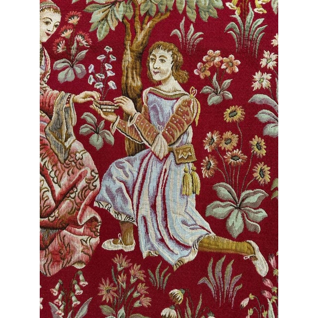 Jaquar Aubusson Museum Medieval Tapestry from Bobyrugs, 1970s For Sale - Image 13 of 18