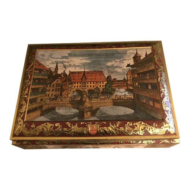 Vintage Schmidt Gingerbread Tin For Sale