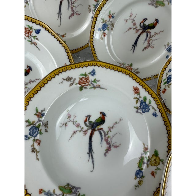 フランス製　Limoges Haviland リム付きディープディッシュ フランス製Limoges Haviland リム付きディープディッシュ
