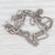 Metal: 14k White Gold Weight: 8.1 Grams Stamps: 14k Chain Style: Wheat Chain Closure: Lobster Clasp Length: 29 3/4" Width:...