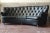 Wood Chesterfield Leather Sofa, Italy For Sale - Image 7 of 8