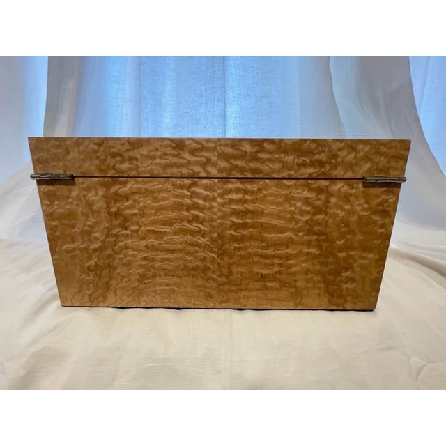 Burl Wood Jewlery Box For Sale - Image 12 of 13