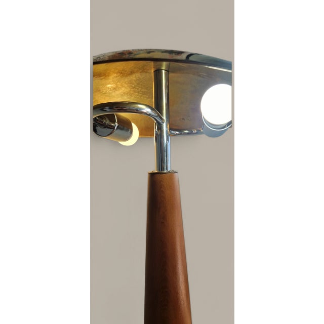 Vintage Table Lamp in Wood, 1970 For Sale - Image 6 of 18