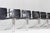 Black Vintage Jot Dining Chairs in Black Leather and Chrome by Giotto Stoppino for Acerbis, 1970s, Set of 6 For Sale - Image 8 of 14