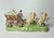 Charming vintage Italian porcelain figurine depicting a fairytale Cinderella-style royal carriage drawn by four...
