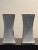 3pc Chinese Ge Type Guan Crackle Glaze Celadon Set: Pair Square Vases & Bowl For Sale In San Francisco - Image 6 of 6