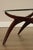 Mid Century Modern Glass Top Walnut Coffee Table For Sale - Image 9 of 18