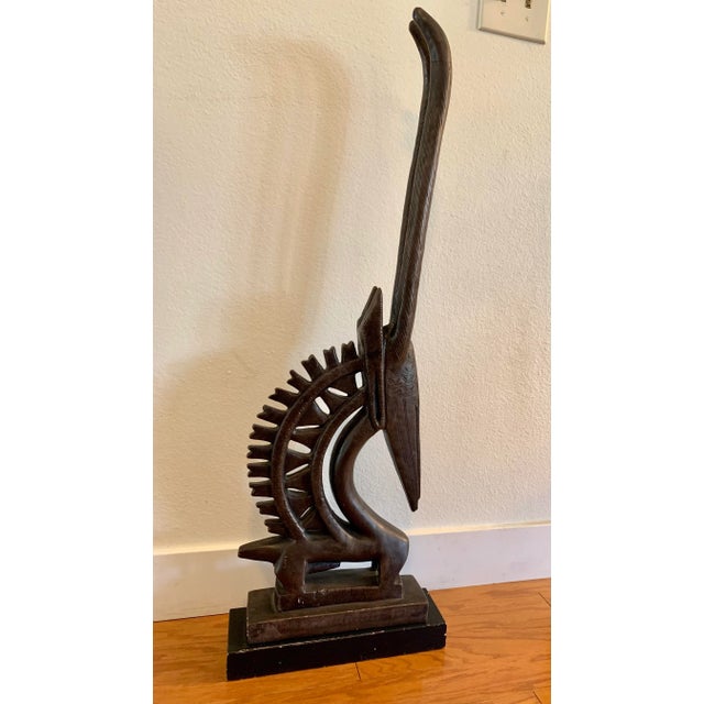 This is a rare Austin Production sculpture of a Gazelle. A vintage cast plaster antelope sculpture by Austin Productions....