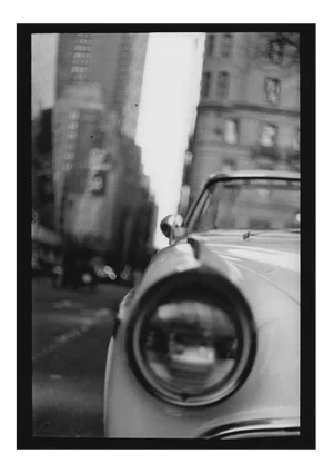 Untitled #18, Car Plaza Hotel From New York, Black and White Photography, 2017