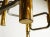 Vintage Italian Modernist Brass & Chrome Ceiling Lamp by Profilli for Profili Industria Lampadari Spa For Sale - Image 12 of 13