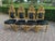 c.1900 Italian Rococo Gold Beech Velvet Dining Chairs - Set of 8 Pc For Sale - Image 10 of 18