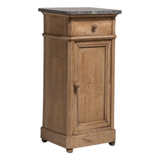 19th Century France Antique White Oak Side Table For Sale