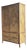 1980s Tortoiseshell British Colonial Bamboo & Rattan Wardrobe Attributed to Ralph Lauren for Bloomingdale’s For Sale