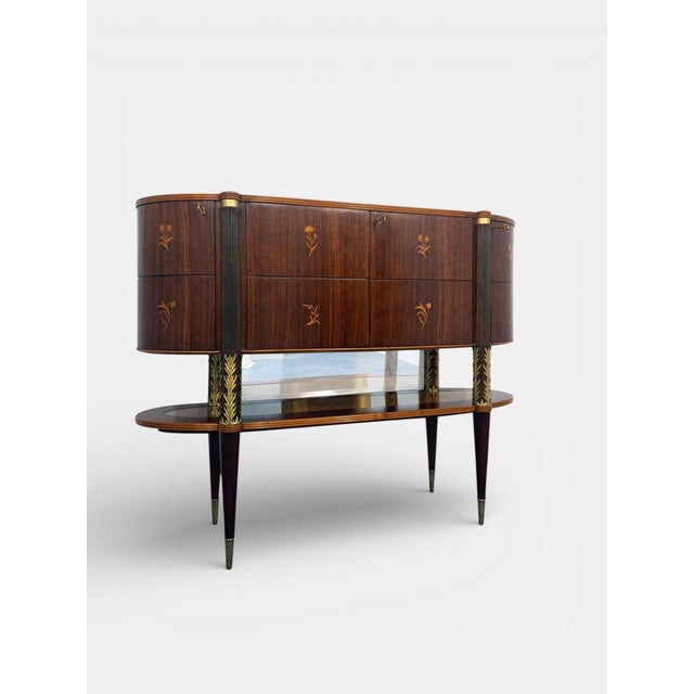 Mid-Century Italian Sideboard or Bar Cabinet by Pierluigi Colli, 1940s For Sale - Image 13 of 18