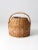 Antique Woven Carrying Basket For Sale - Image 9 of 11