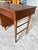 1960s Mid Century Modern Petite Walnut Writing Desk For Sale - Image 5 of 7