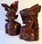 Mid 20th Century Pair of Teak Signed Balinese Sculptures Bookends For Sale - Image 5 of 7