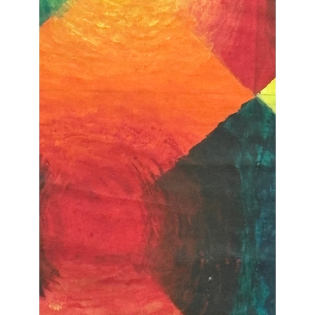 Oil Painting - Abstract Geometric For Sale - Image 9 of 10