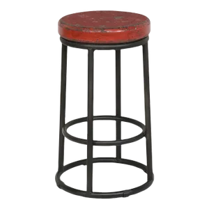 Color Pop Red Counter Stool