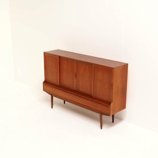 Danish Highboard by Henning Kjærnulf for Vejle Mobelfabrik, 1960s For Sale - Image 9 of 16