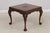 Pair Chippendale Tooled Leather Mahogany Lamp Tables For Sale - Image 4 of 14
