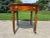 Vintage Henredon Federal-Style Round Center Table | Traditional Neoclassical Occasional Table With Drawer & Brass Casters For Sale - Image 11 of 11