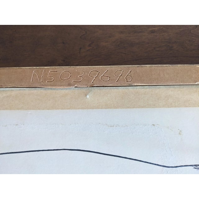 Paint Vintage Rodolfo Marma Signed Original Framed Watercolor "Firenze" For Sale - Image 7 of 7