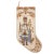 Embroidered Needlepoint Style Stocking Front: Polyester, Back: Cotton Velvet 11X18 inches Christmas Stocking hanging home...