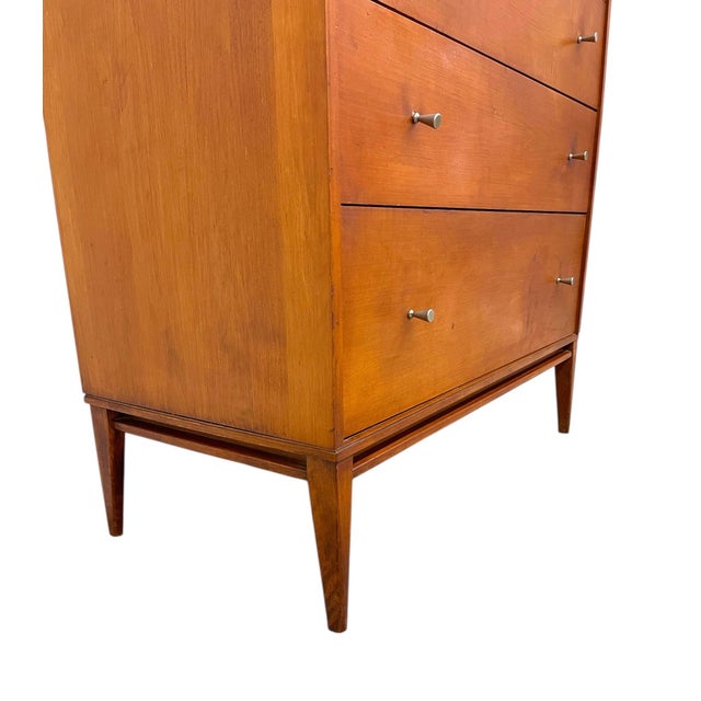 1970s 1970s Paul McCobb Planner Group Tall Chest for Winchendon Furniture - Mid-Century Modern Dresser For Sale - Image 5 of 9
