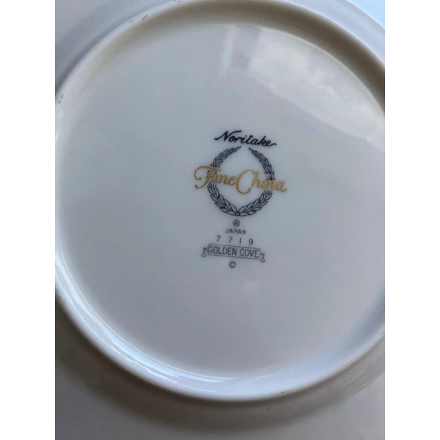 Ceramic Vintage Noritake Golden Cove Bread and Butter Plate, Japan 1986 For Sale - Image 7 of 8
