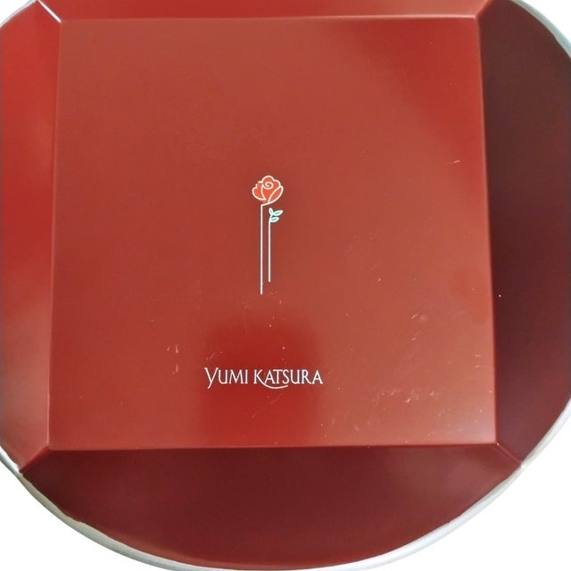 Plastic Vintage Japanese Yumi Katsura Lacquered Nesting Trays - Set of 3 For Sale - Image 7 of 8