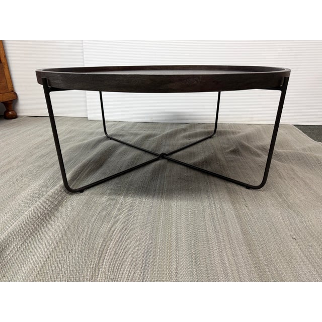 Design Plus Gallery presents the Willow Coffee Table from West Elm. The coffee table has a low profile with a rustic-...