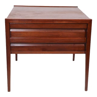 Mid Century Modern Two Drawer End , Side Table C 1950/60's For Sale
