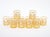 Late 20th Century Mid-Century Italian 24k Gilt Gold-Decorated Whiskey / Scotch Lowball Glass Set For Sale - Image 5 of 14