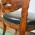 1990s Traditional Italian Wood and Leather Seat Side Chairs - a Pair For Sale - Image 10 of 11