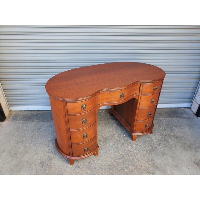 1940s Mahogany Desk For Sale - Image 12 of 15