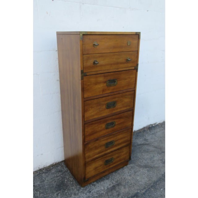 This Lingerie Chest is made out of wood, veneer, and metal. This Lingerie Chest has Hollywood Regency Style and design,...