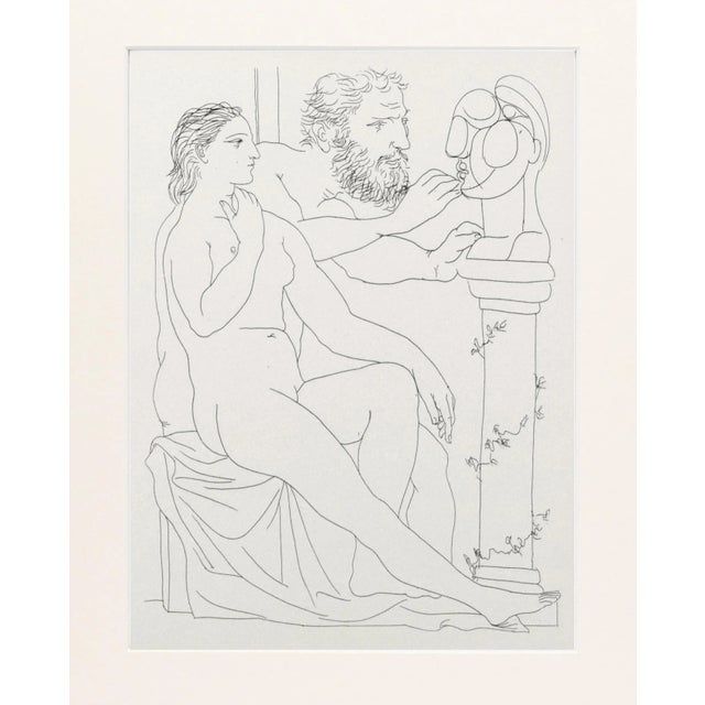 Abstract Vintage Pablo Picasso Vollard Suite Print 1956 For Sale - Image 3 of 5
