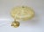 Mid-Century Modern Brass Table Lamp with Cocoon Shade & Trumpet Base, Austria, 1960s For Sale - Image 3 of 18