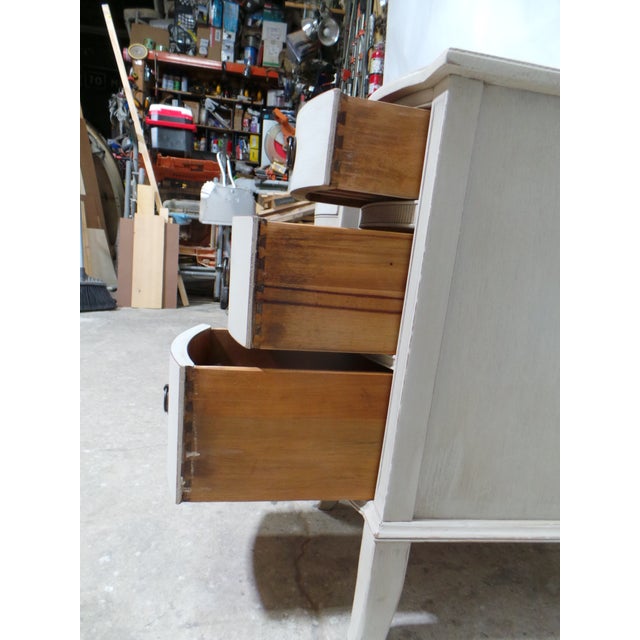 Gustavian Style Unique 3 Drawer Nightstands For Sale - Image 9 of 9