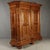 Brown Large Antique Baroque Cabinet in Walnut, 1750 For Sale - Image 8 of 18