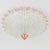 Beautiful pink and clear ice glass flush mount. Attributed to Barovier and Toso around the 1970s in Italy, unfortunately...