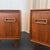 Pair of Mid-Century Modern Walnut With Brass Trim Nightstands End Tables For Sale In New York - Image 6 of 10