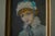 Belgian Interbellum Artist, Portrait of a Woman in Flowered Bonnet, 1920s-1940s, Oil Painting, Framed For Sale - Image 3 of 11