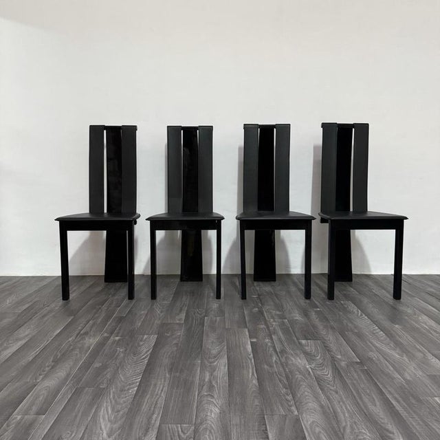 Postmodern Dining Chairs, 1980s, Set of 4 For Sale - Image 15 of 18