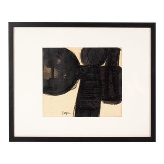 Abstract Mixed Media Painting by Roger L. Sayre For Sale