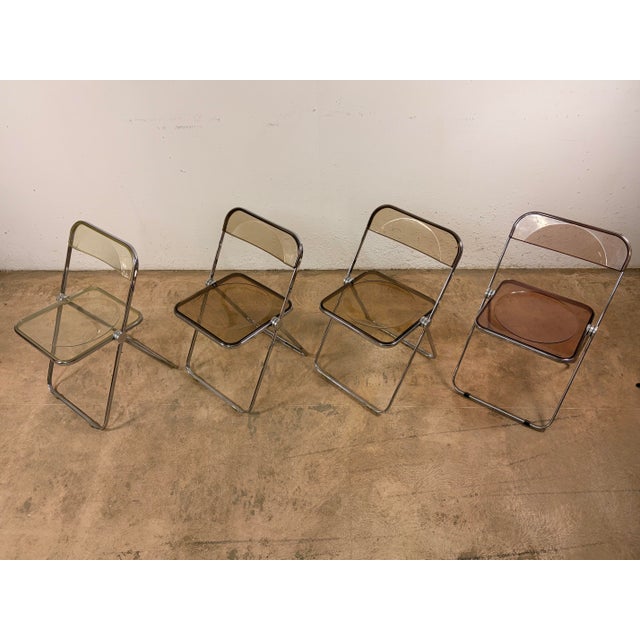 Plia Chairs by Giancarlo Piretti for Anonima Castelli, 1970s, Set of 4 For Sale - Image 9 of 13