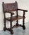 Spanish 19th Century Spanish Colonial Altar Carved Armchairs With Wood Seat & Back For Sale - Image 3 of 11