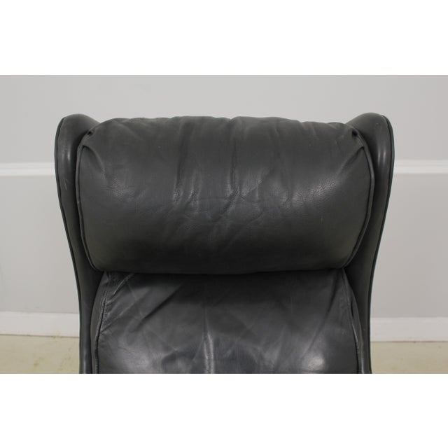 Bradington Young Black Leather Office Desk Chair Chairish